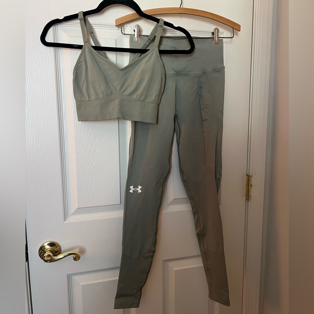 Under Armour Green Seamless Workout Set